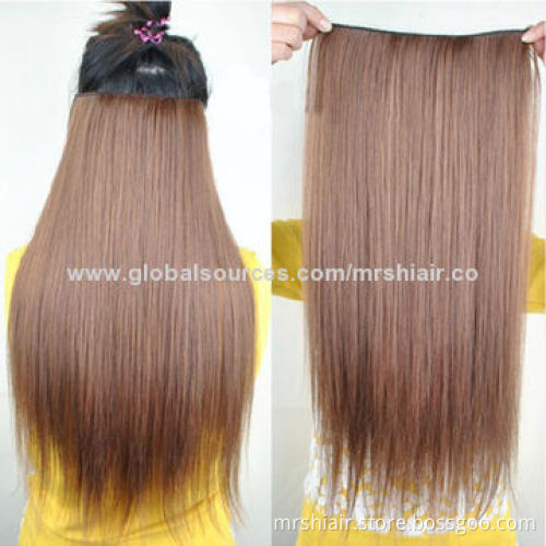 26-inch Straight Peruvian Clip-in-hair Extensions